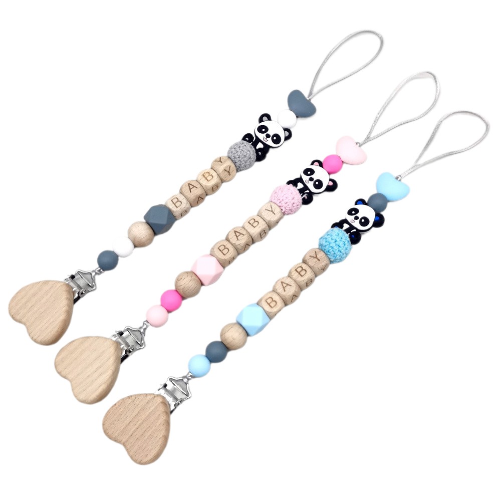 Wooden Personalized Baby Pacif - đánh giá và giá Baby Pacifier Clip