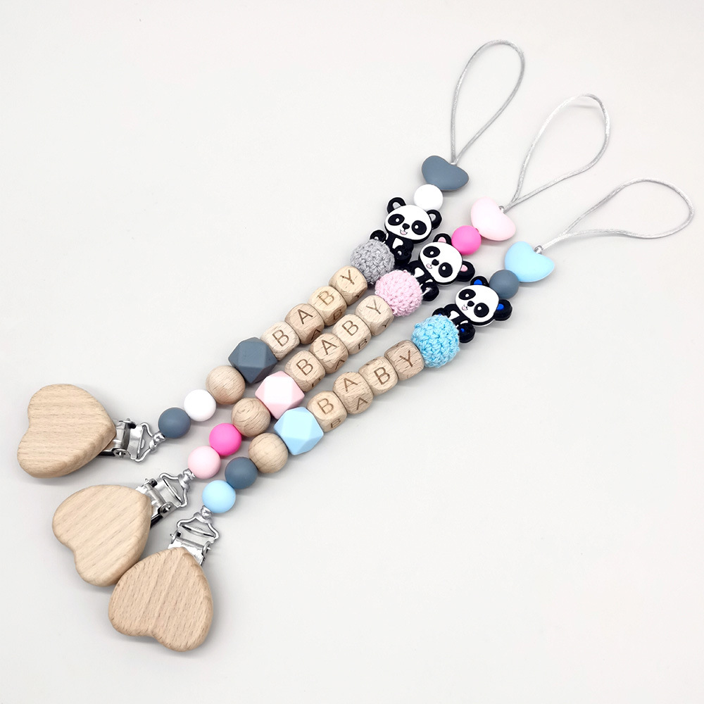 Wooden Personalized Baby Pacif - đánh giá và giá Baby Pacifier Clip