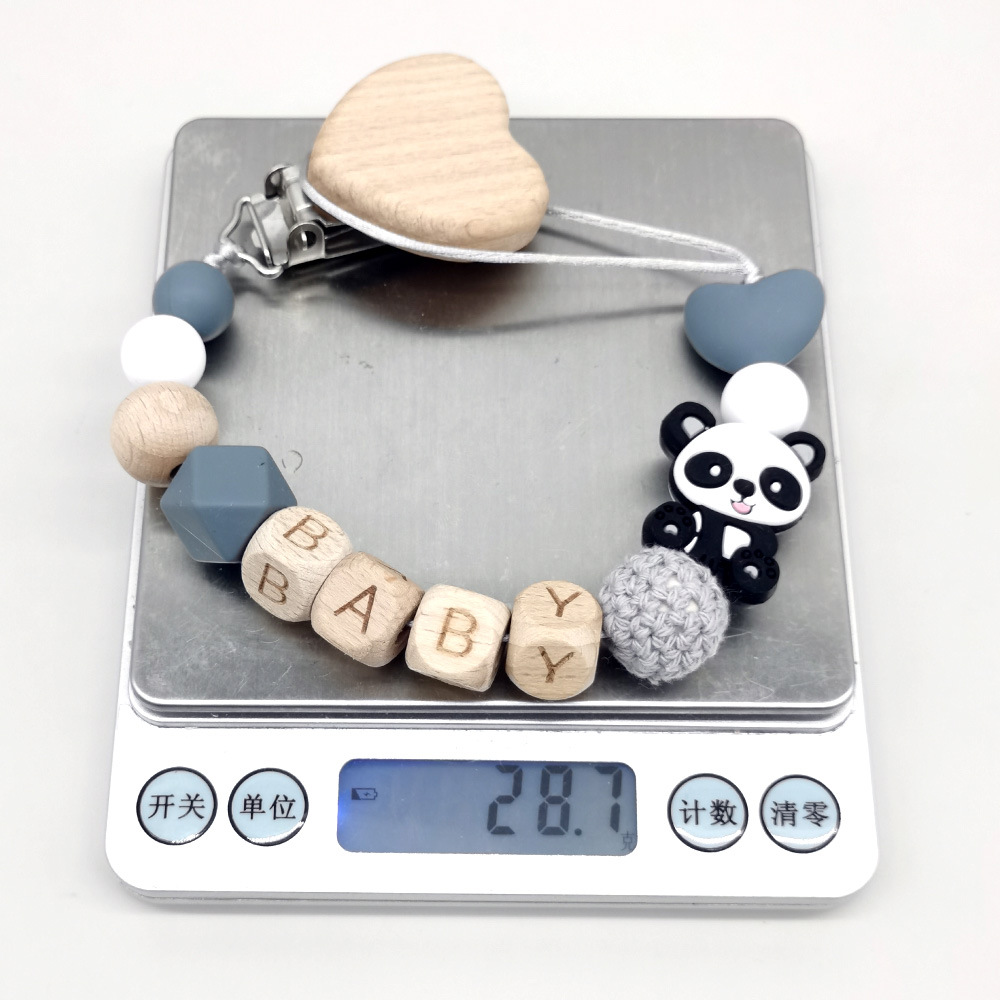 Wooden Personalized Baby Pacif - đánh giá và giá Baby Pacifier Clip