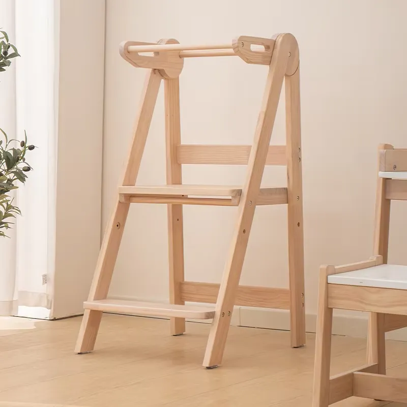 Wooden Tower Stool for Toddler - đánh giá và giá Toddler Learning Tower
