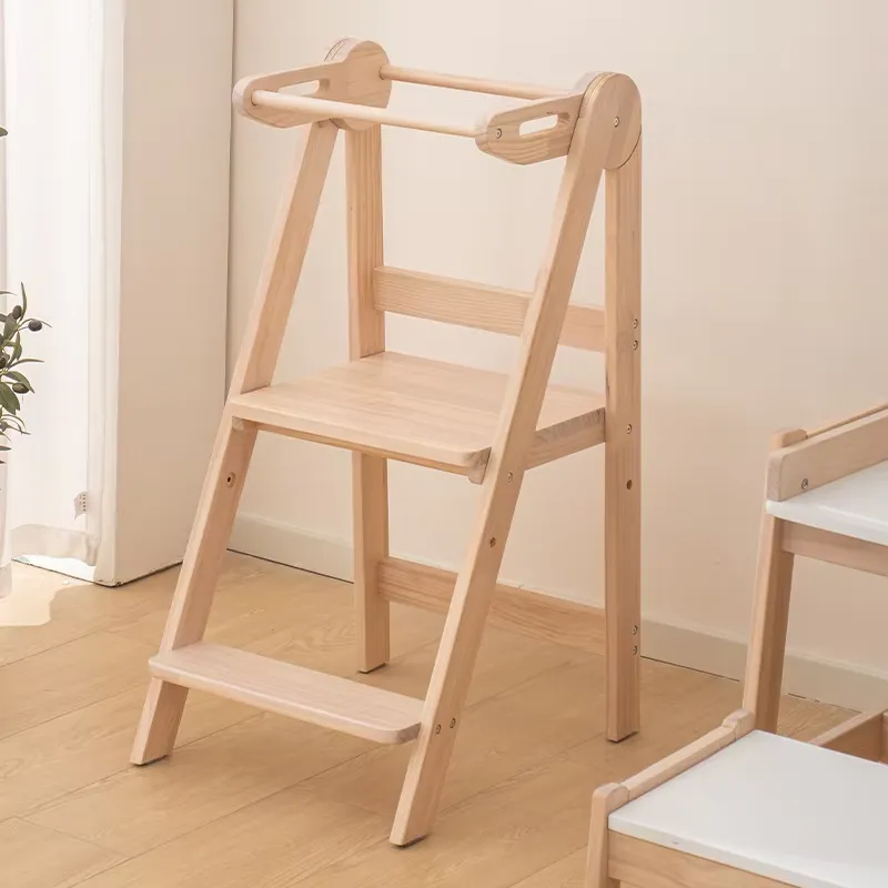 Wooden Tower Stool for Toddler - đánh giá và giá Toddler Learning Tower