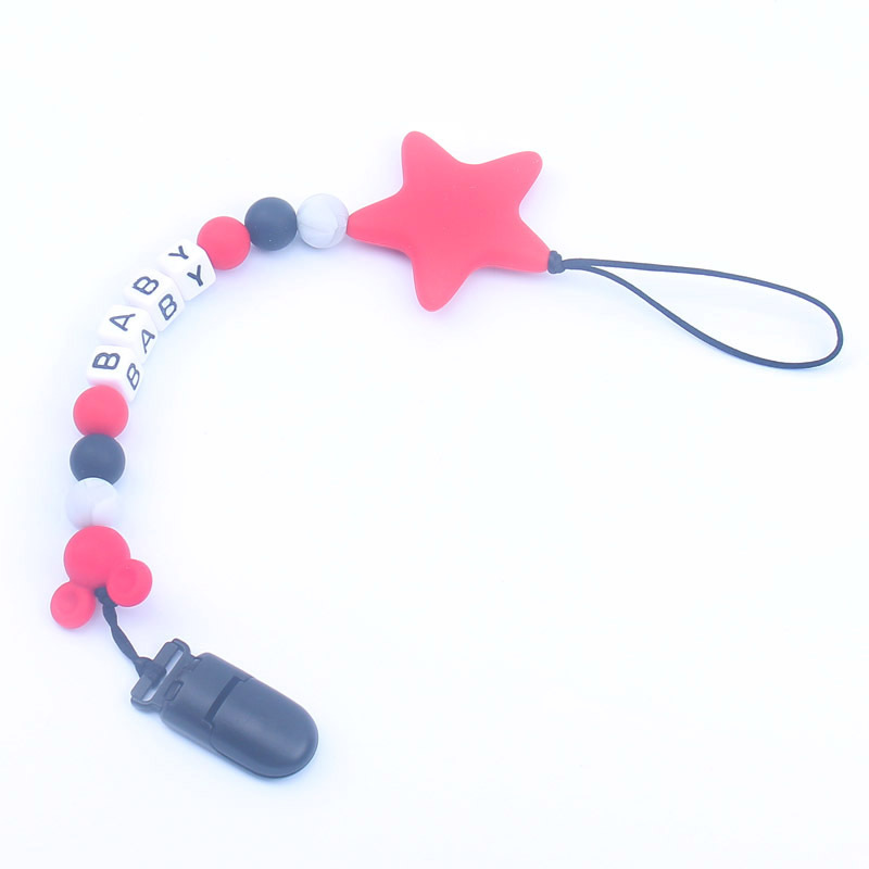Personalized Name English Lett - đánh giá và giá Baby Pacifier Clip