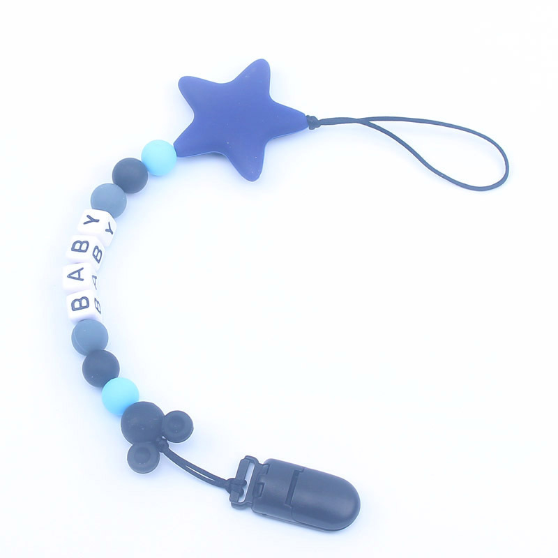 Personalized Name English Lett - đánh giá và giá Baby Pacifier Clip