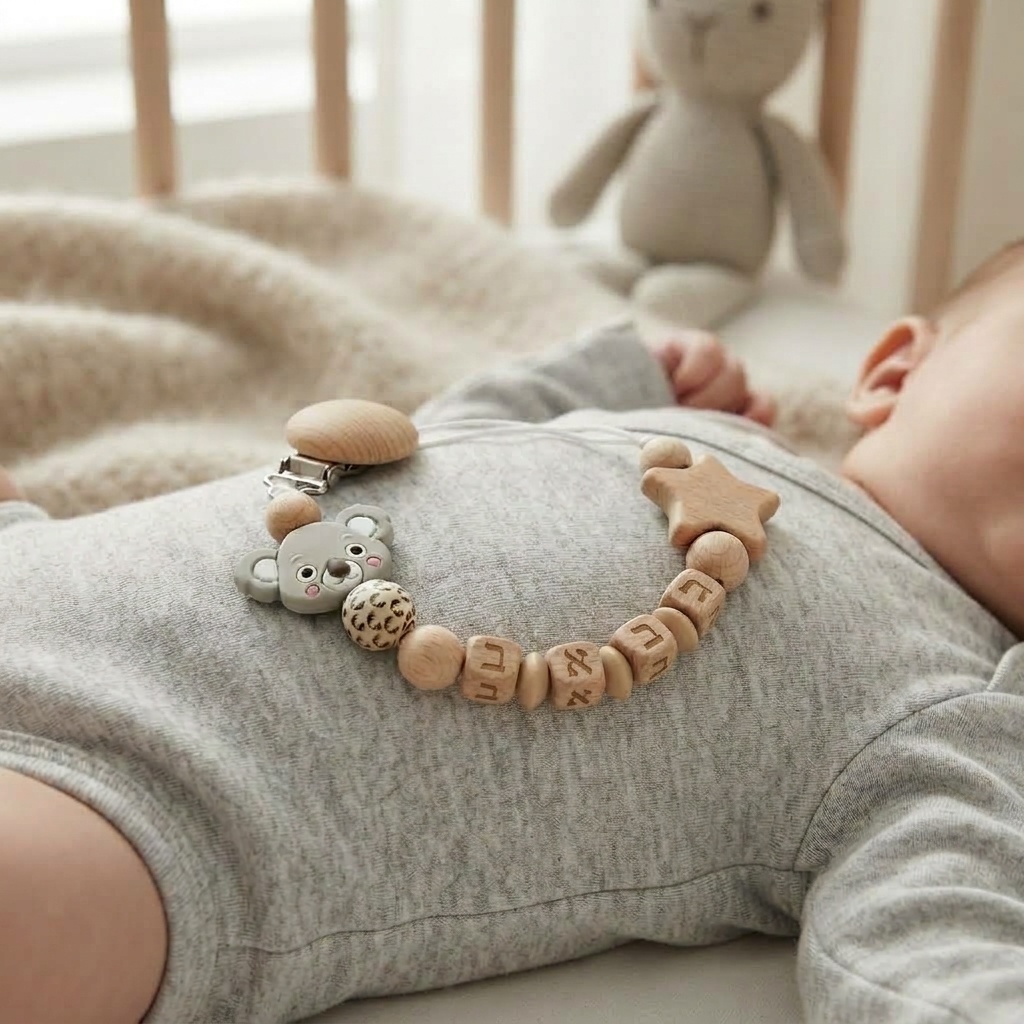Custom Hebrew Name Pacifier Cl - đánh giá và giá Baby Pacifier Clip
